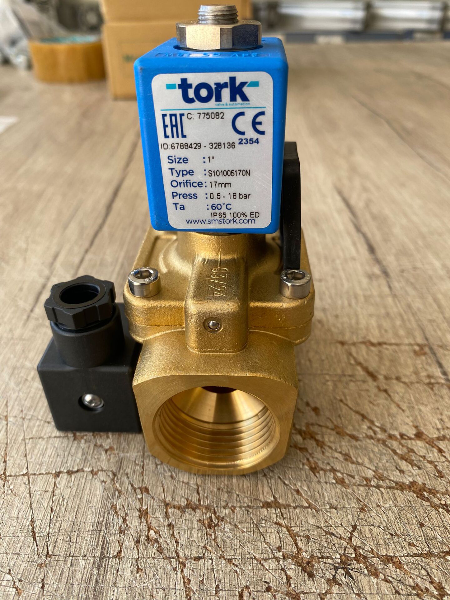 TORK Selenoid Valf  1''